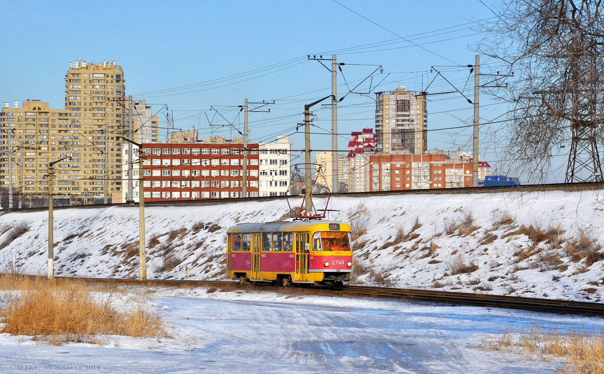 Волгоград, Tatra T3SU № 2740