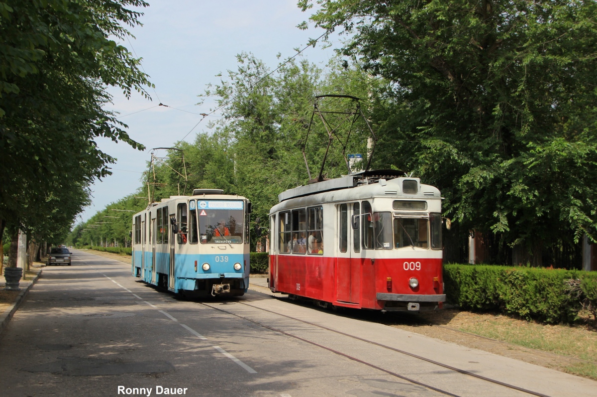 Евпатория, Tatra KT4SU № 039; Евпатория, Gotha T57 № 009