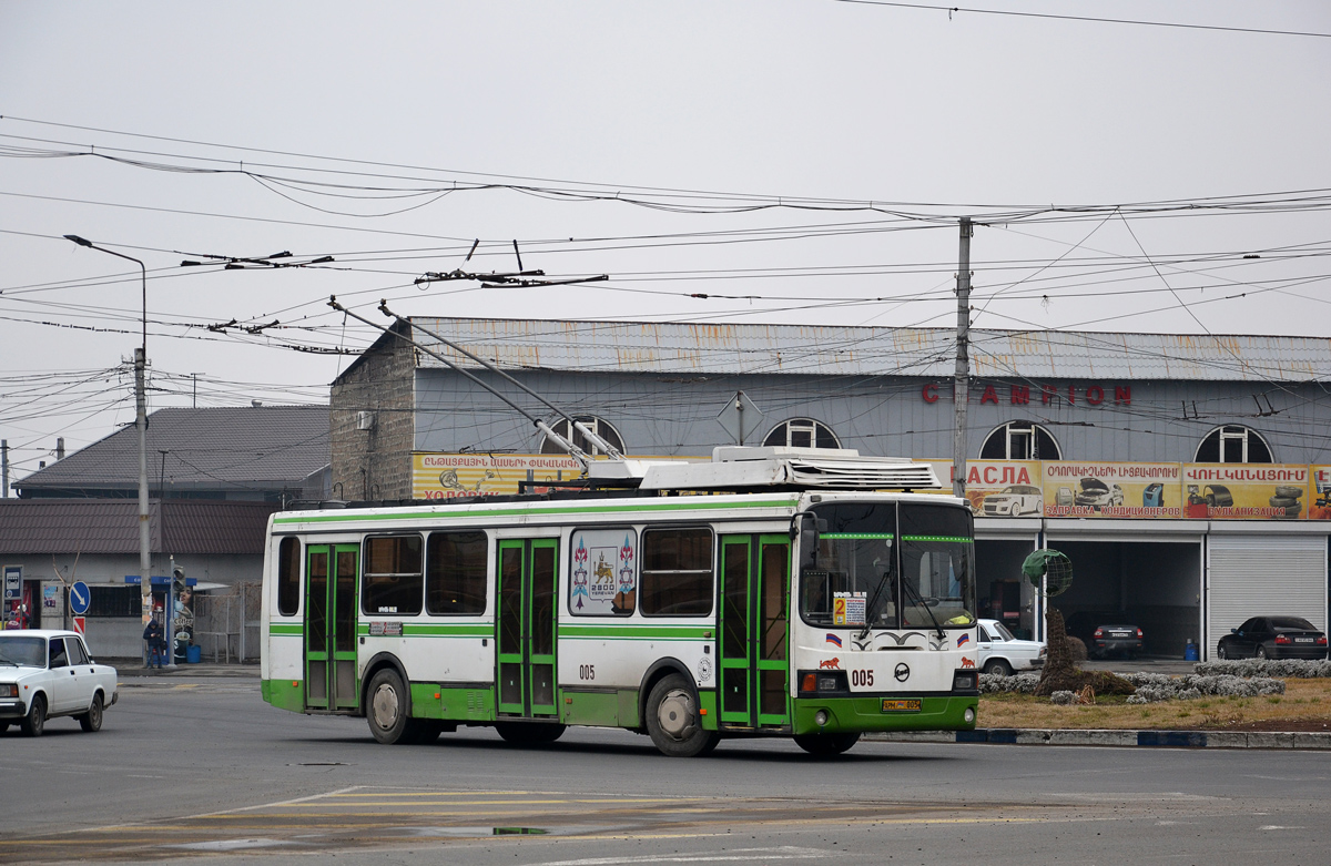 Ереван, ЛиАЗ-5280 (ВЗТМ) № 005