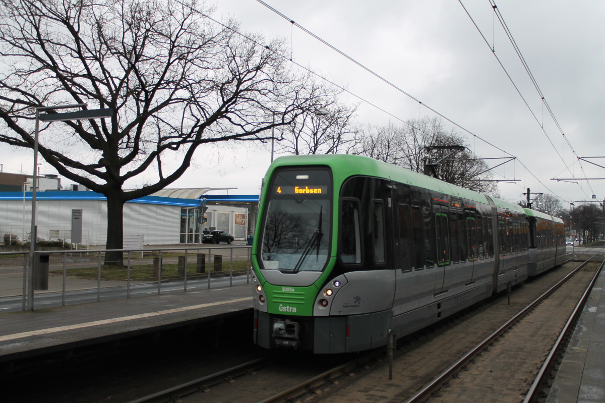 Ганновер, HeiterBlick/Vossloh/Alstom TW3000 № 3025