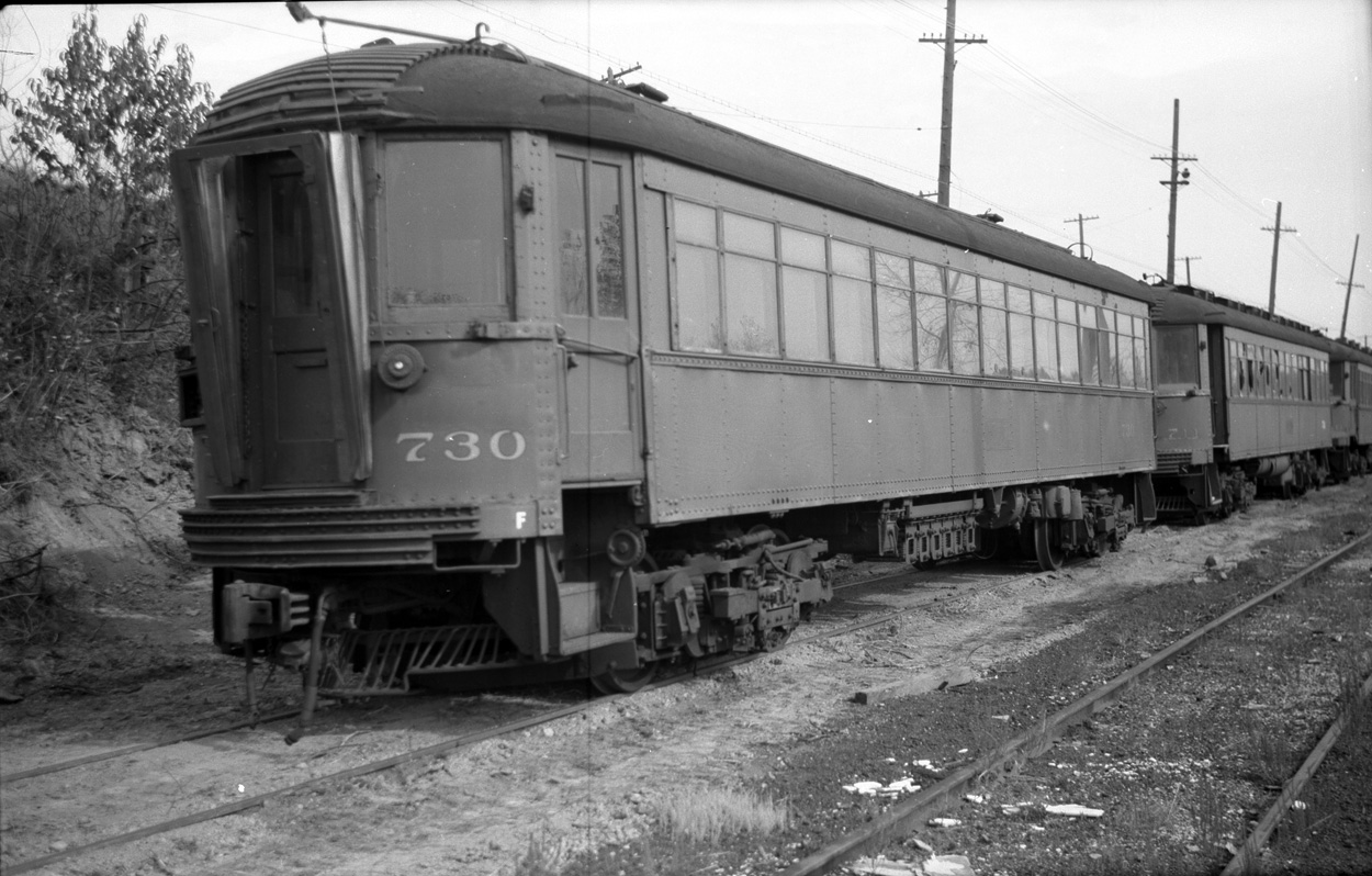 Highwood, IL, Cincinnati interurban motor car č. 730