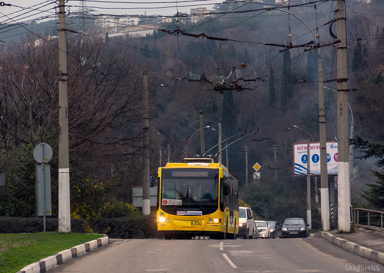Крымский троллейбус, ВМЗ-5298.01 «Авангард» № 6350