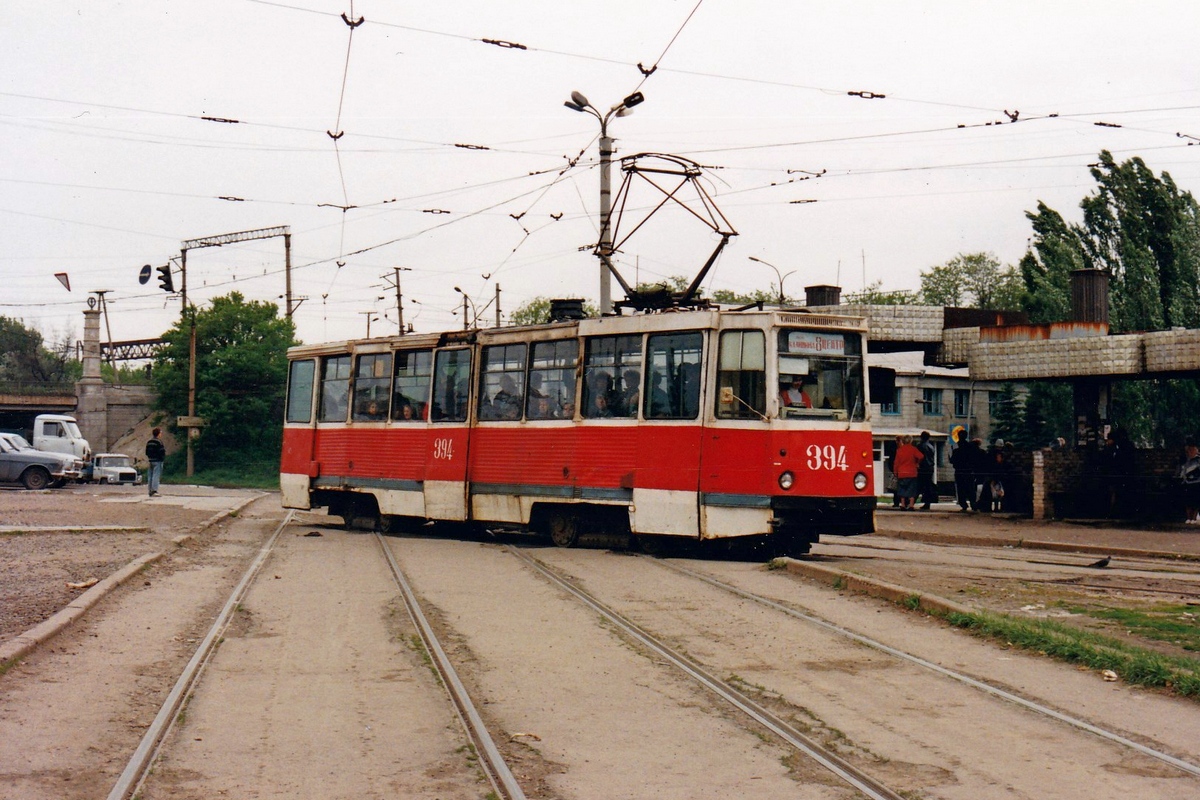 Горловка, 71-605 (КТМ-5М3) № 394; Горловка — Фотографии Алекса Краковски — 18.05.1998