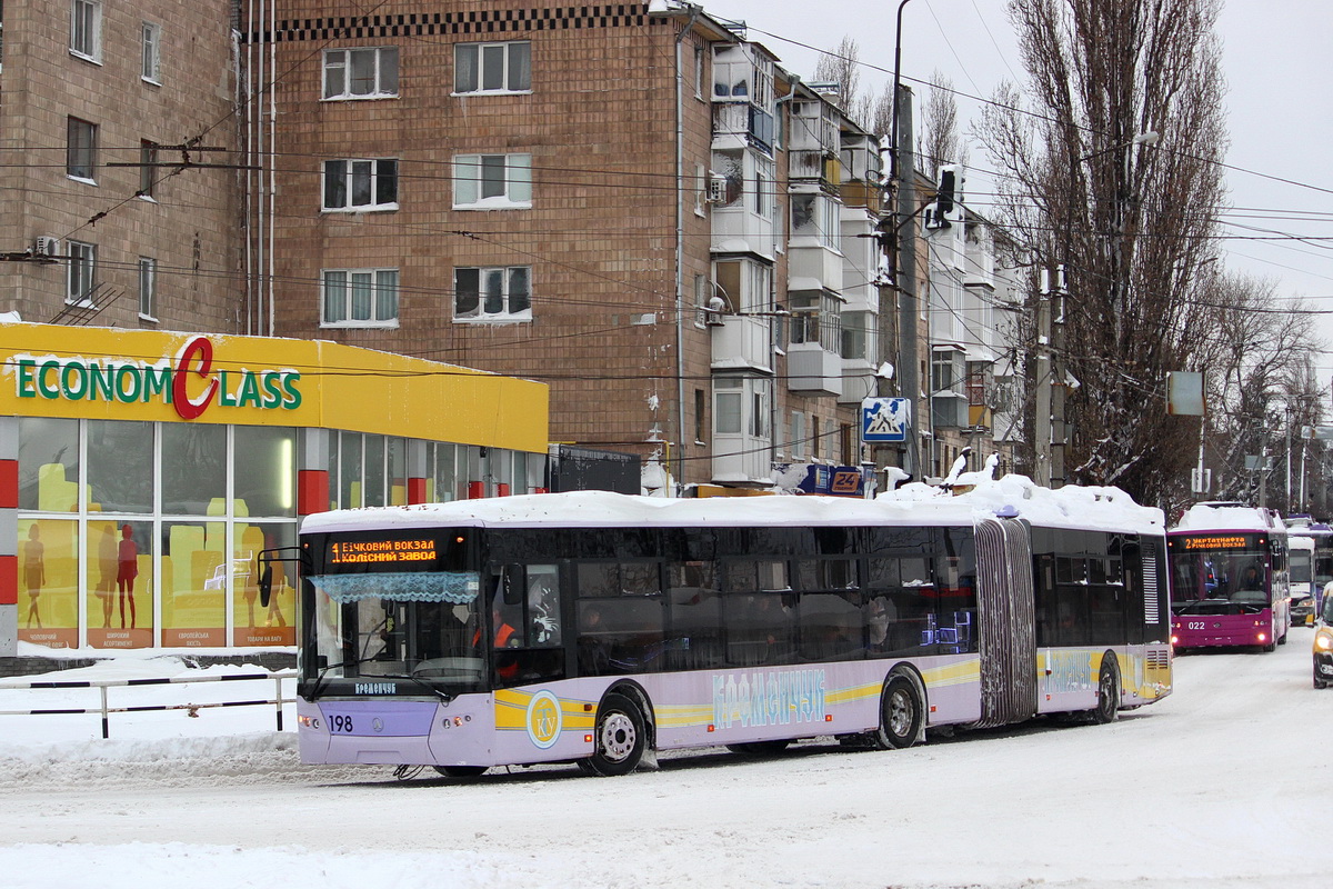 Кременчуг, ЛАЗ E301A1 № 198