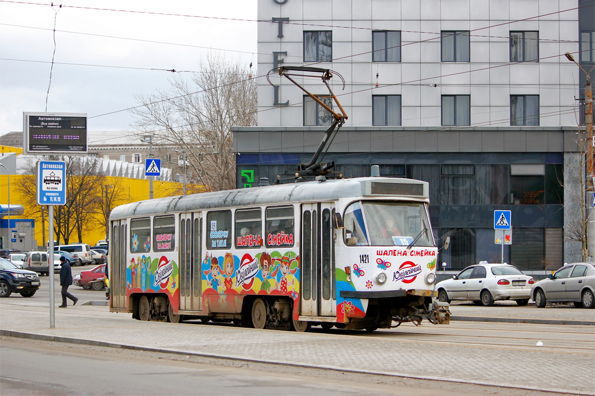 Днепр, Tatra T4DM № 1421