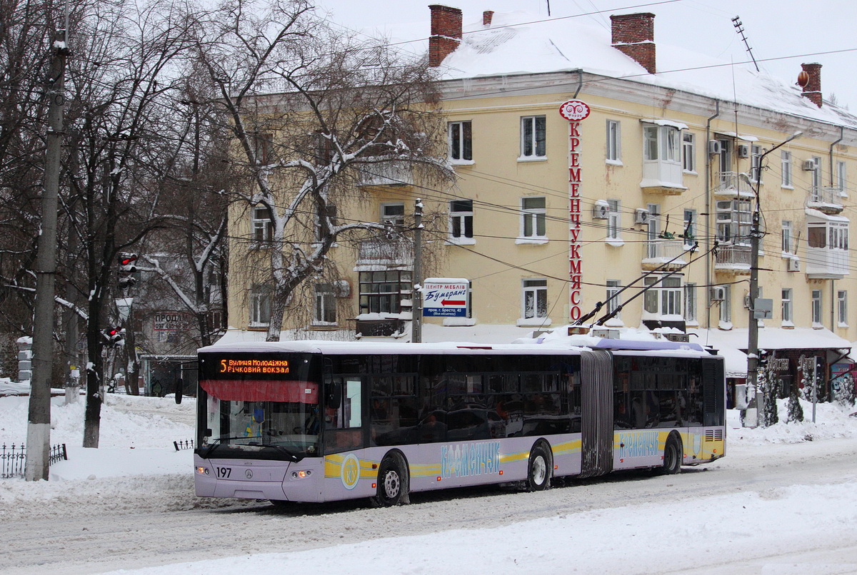 Кременчуг, ЛАЗ E301A1 № 197