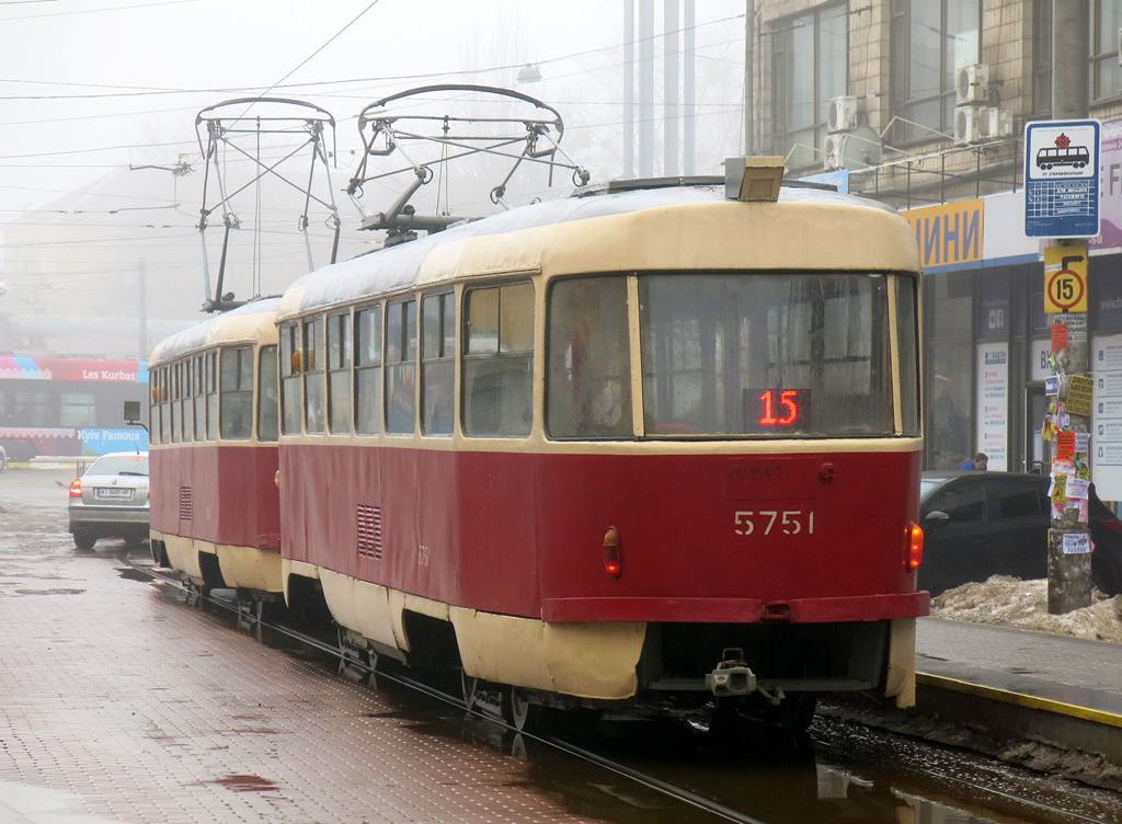 Киев, Tatra T3SU № 5751