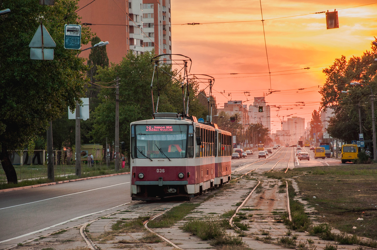 Киев, Tatra T6B5SU № 036