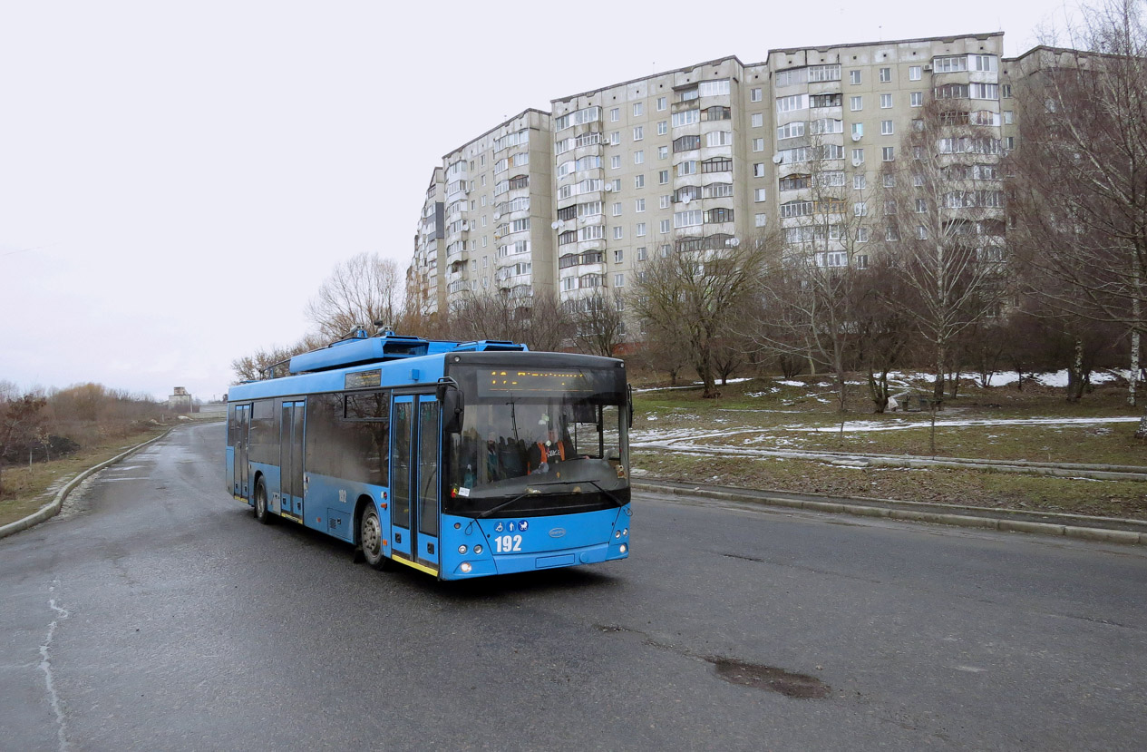 Ровно, Дніпро Т203 № 192; Ровно — Троллейбусные маршруты с использованием автономного хода Ровно, Дніпро Т203 № 192; Ровно — Троллейбусные маршруты с использованием автономного хода