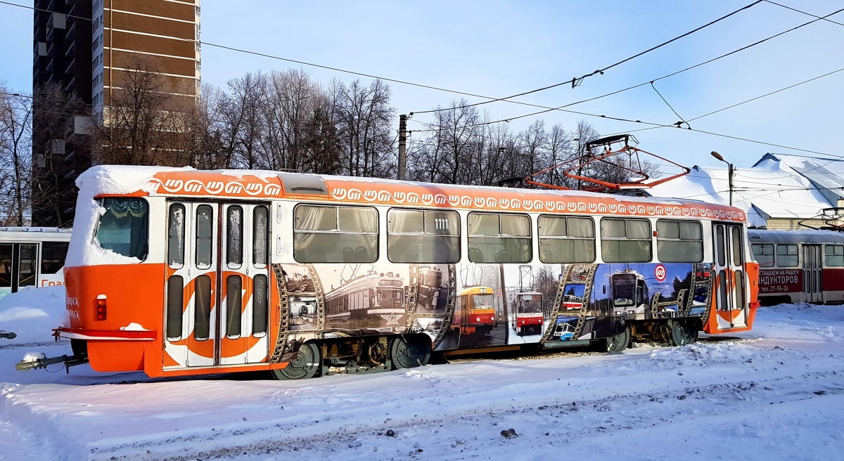 Ульяновск, Tatra T3SU (двухдверная) № 1111