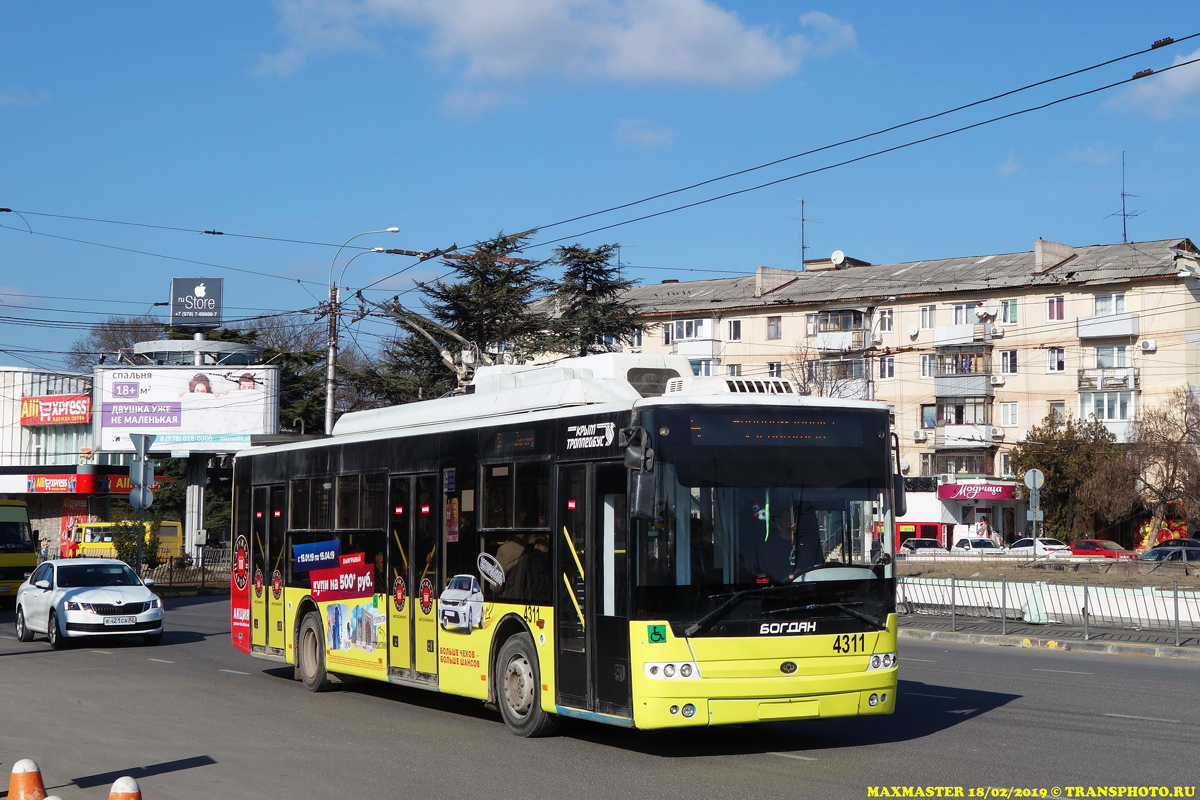 Крымский троллейбус, Богдан Т70110 № 4311