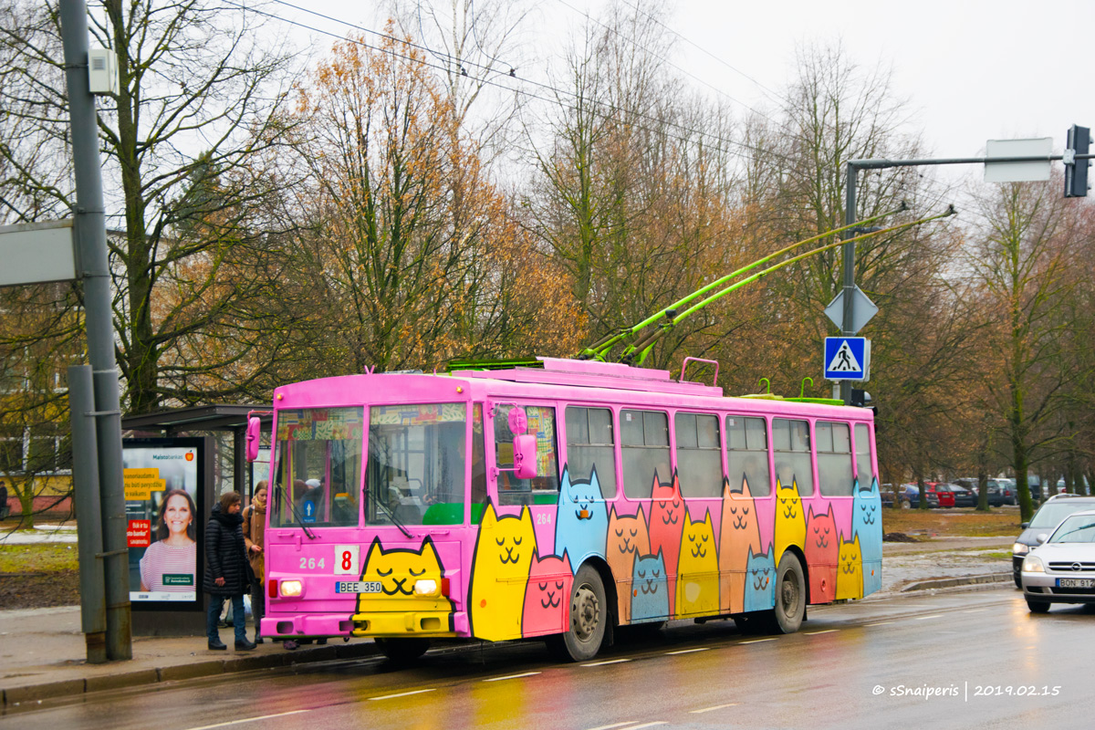 Каунас, Škoda 14Tr02/6 № 264