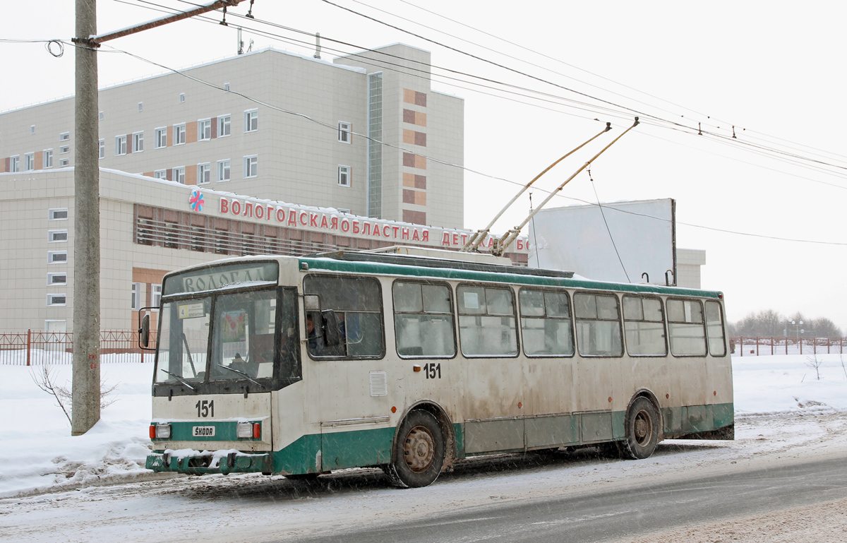 Вологда, Škoda 14TrM (ВМЗ) № 151