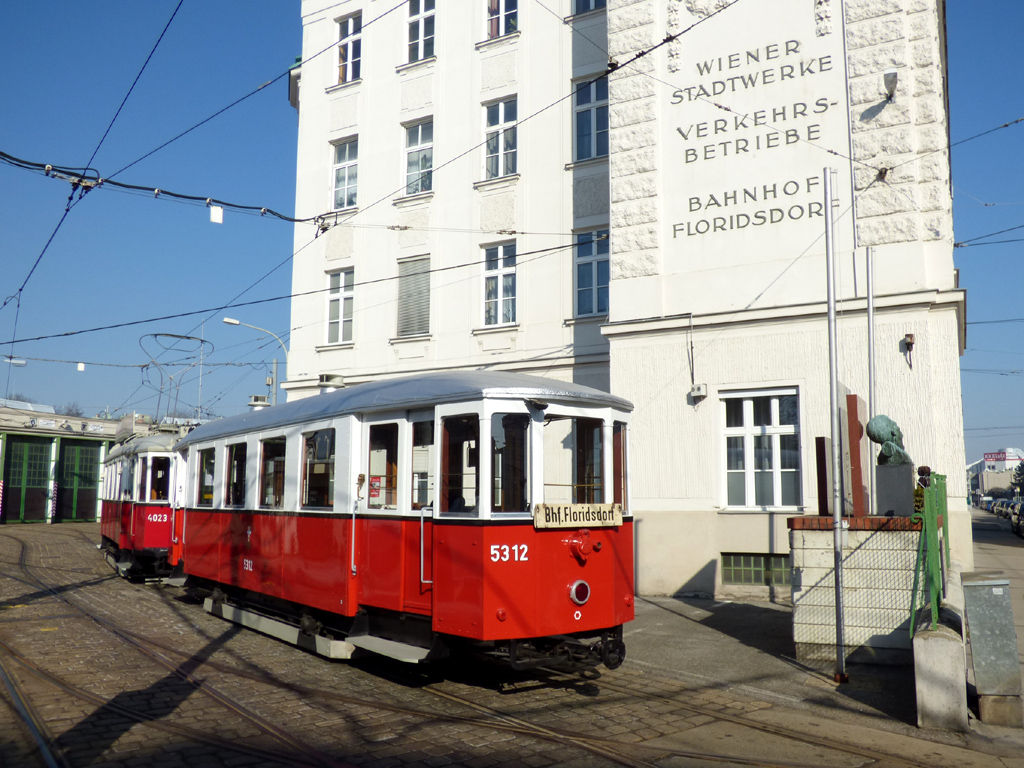 Vienna, Simmering Type  m3 № 5312; Vienna — 251. VEF-Sonderfahrt — 17.02.2019. Vienna, Simmering Type  m3 № 5312; Vienna — 251. VEF-Sonderfahrt — 17.02.2019.