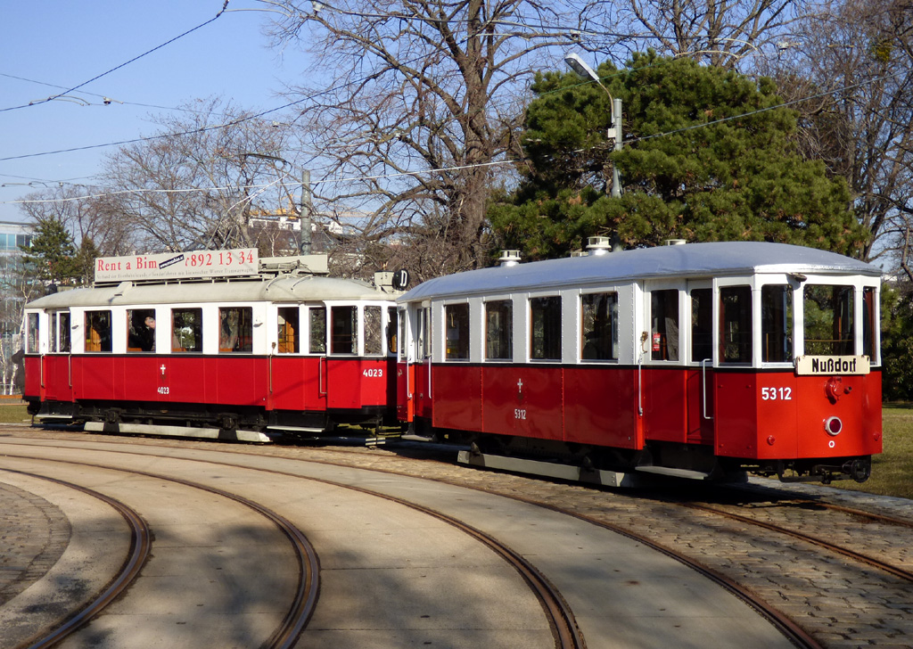 Vienna, Simmering Type  m3 № 5312; Vienna — 251. VEF-Sonderfahrt — 17.02.2019. Vienna, Simmering Type  m3 № 5312; Vienna — 251. VEF-Sonderfahrt — 17.02.2019.
