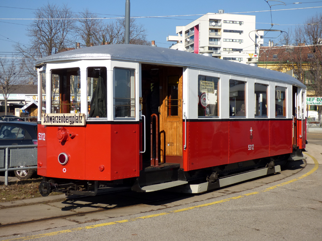 Viena, Simmering Type  m3 nr. 5312; Viena — 251. VEF-Sonderfahrt — 17.02.2019. Viena, Simmering Type  m3 nr. 5312; Viena — 251. VEF-Sonderfahrt — 17.02.2019.