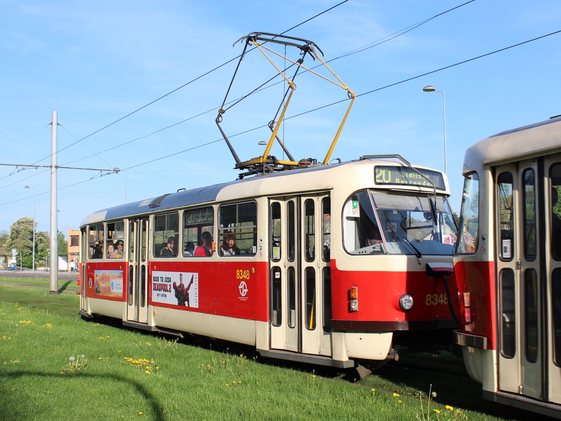Прага, Tatra T3R.P № 8348