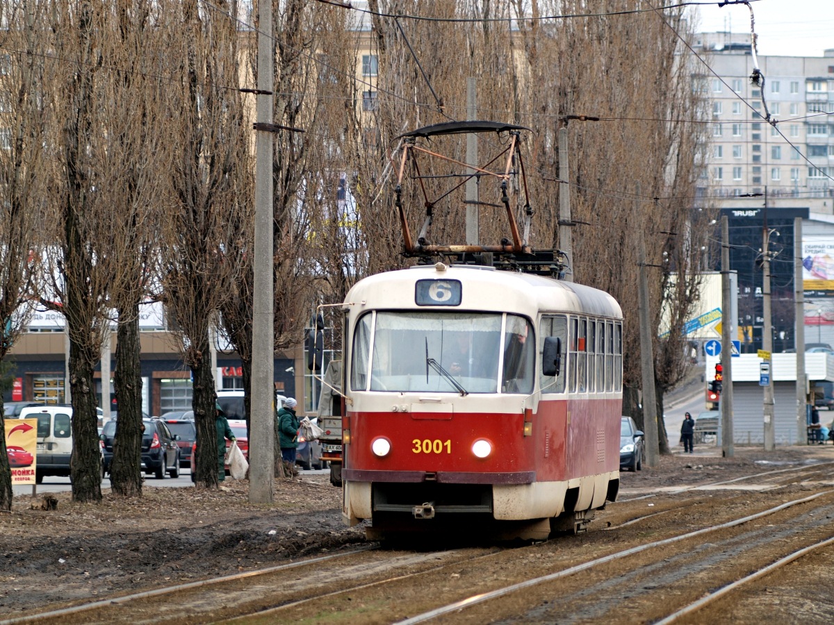 Харьков, Tatra T3A № 3001