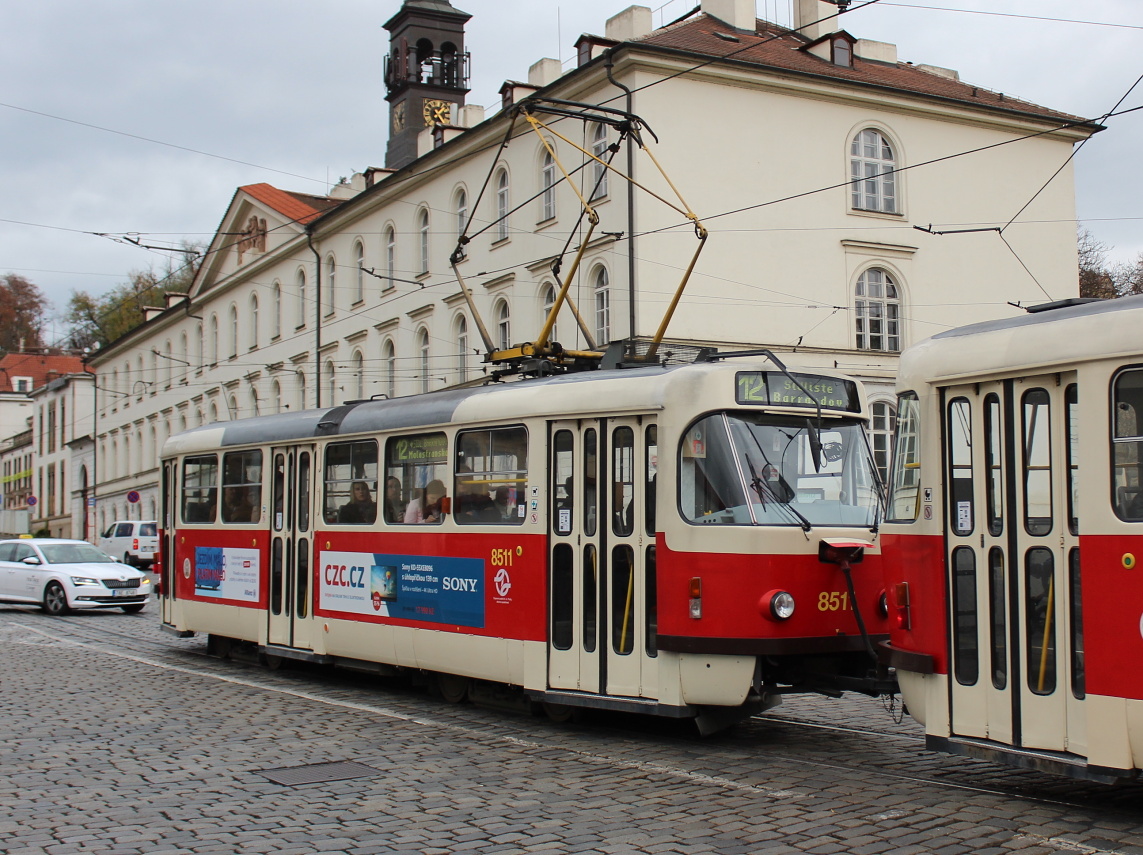 Прага, Tatra T3R.P № 8511