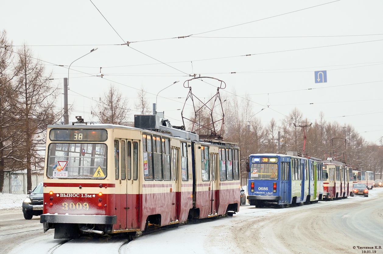 Санкт-Петербург, ЛВС-86К № 3009