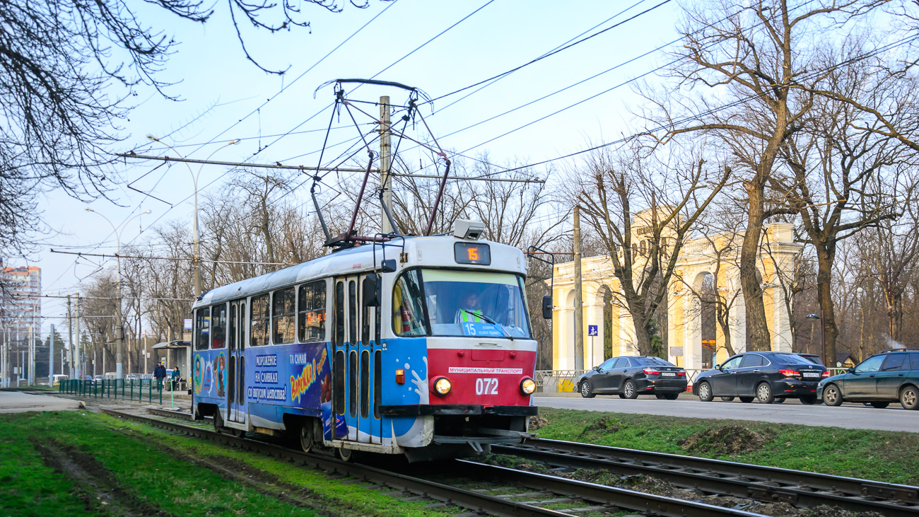 Krasnodar, Tatra T3SU № 072