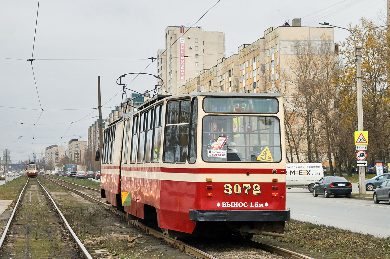 Санкт-Петербург, ЛВС-86К-М № 3072
