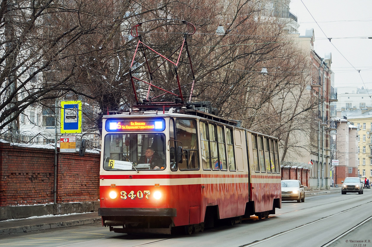 Санкт-Петербург, ЛВС-86К № 3407 Санкт-Петербург, ЛВС-86К № 3407