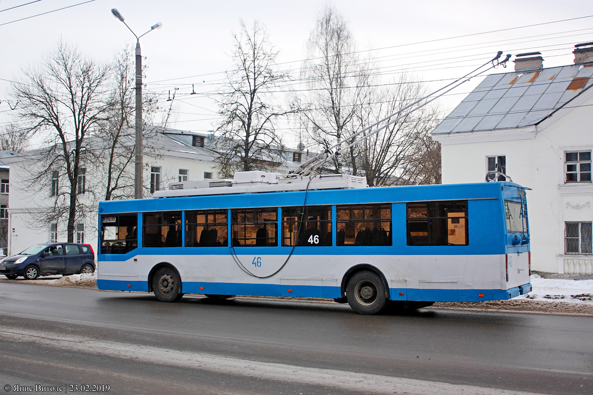 Тверь, Тролза-5275.05 «Оптима» № 46; Тверь — Последние годы тверского троллейбуса (2019 — 2020 гг.)