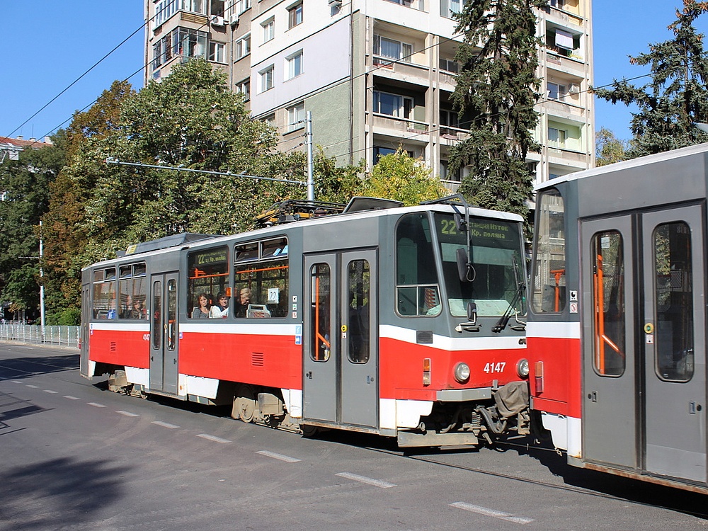 Sofia, Tatra T6A5 # 4147 Sofia, Tatra T6A5 # 4147