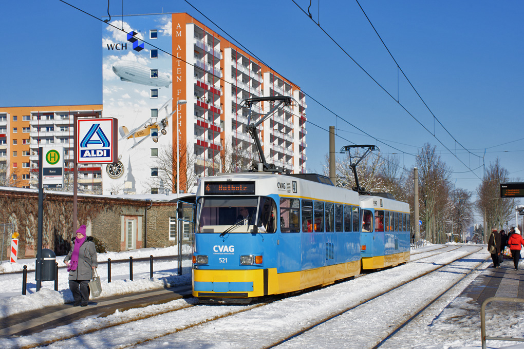 Chemnitz, Tatra T3DM Nr. 521 Chemnitz, Tatra T3DM Nr. 521