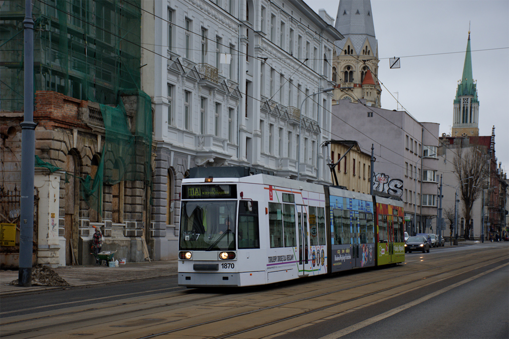 Lodz, Duewag MGT6D č. 1870