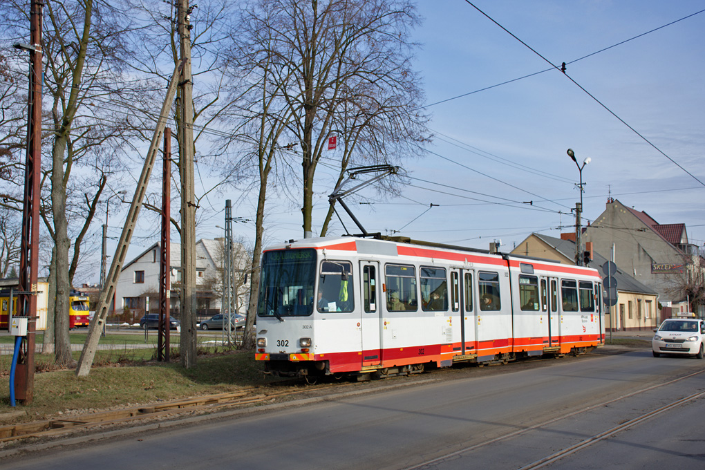Лодзь, Duewag M6S № 302