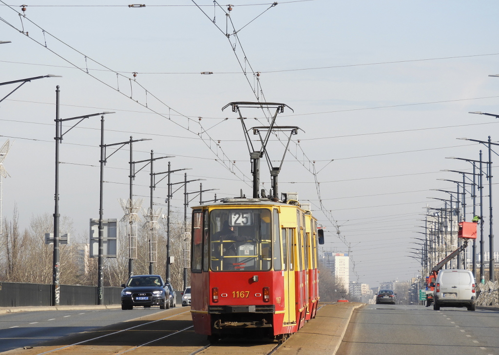 Варшава, Konstal 105Na № 1167