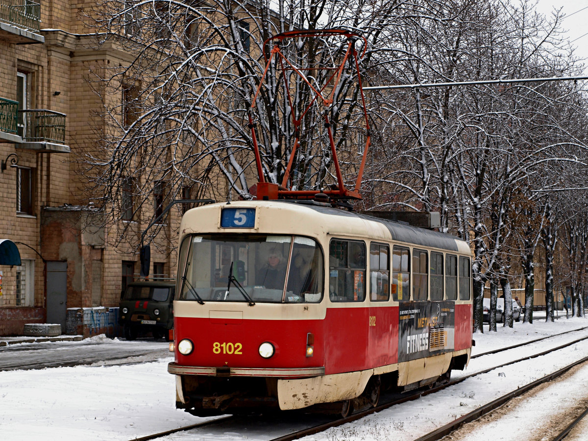 Харьков, Tatra T3M № 8102