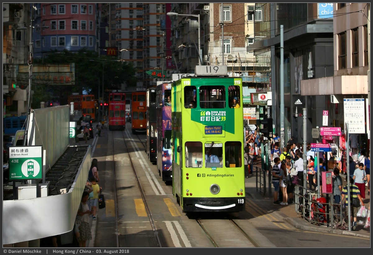 Гонконг, Hong Kong Tramways VI № 119