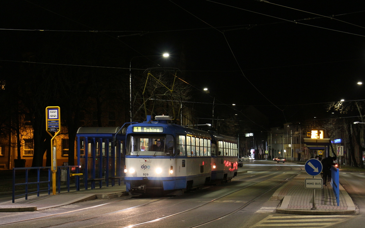Острава, Tatra T3SUCS № 929