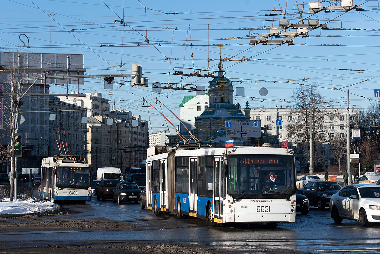 Москва, Тролза-6206.01 «Мегаполис» № 6631