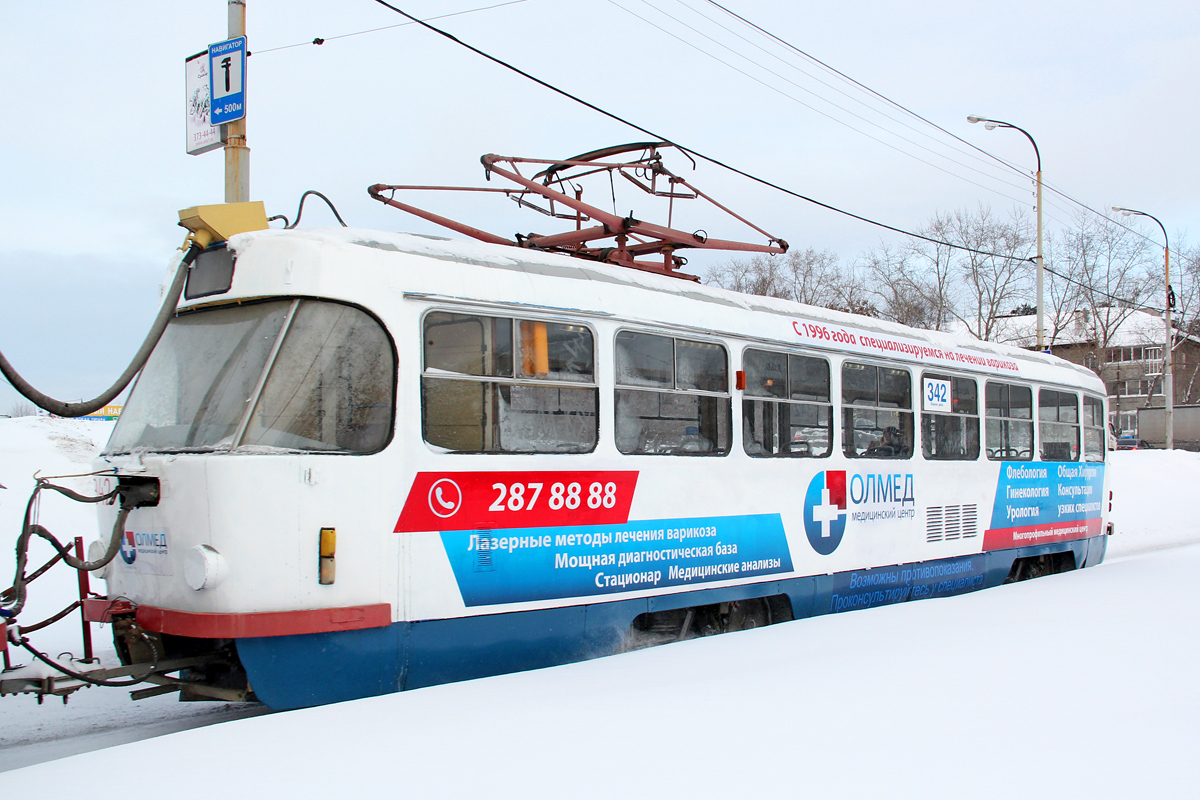 Екатеринбург, Tatra T3SU № 342