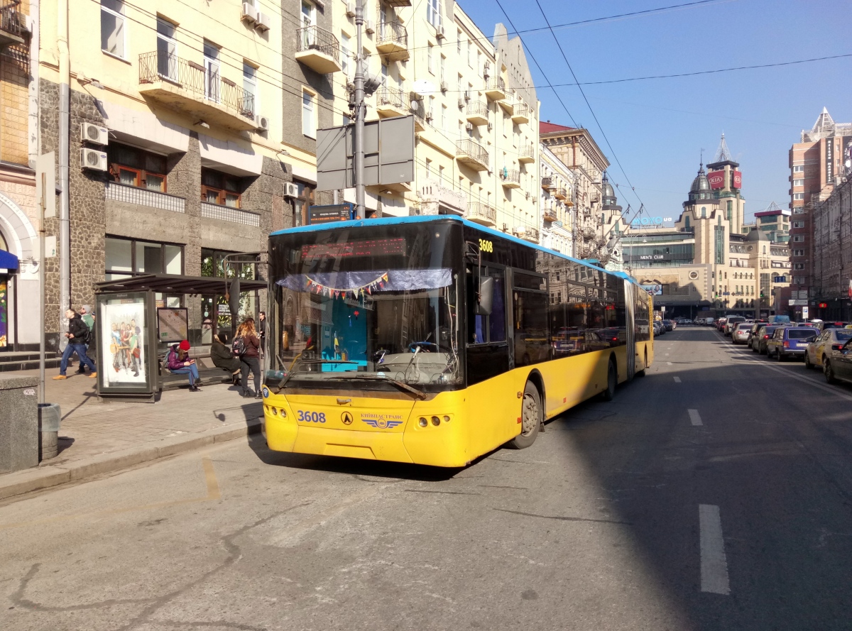 Киев, ЛАЗ E301D1 № 3608