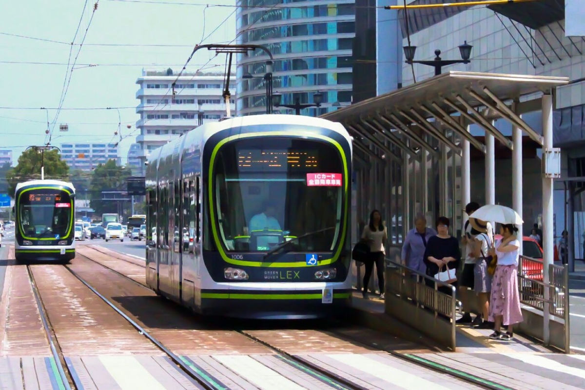 Хиросима, Green Mover Lex Hiroshima series 1000 № 1006; Хиросима, Green Mover Lex Hiroshima series 1000 № 1005