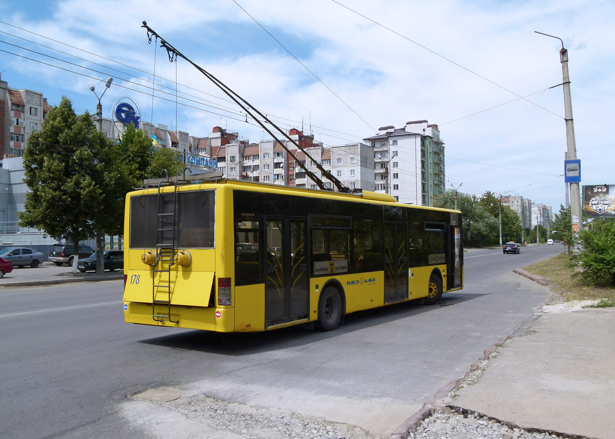 Ивано-Франковск, ЛАЗ E183D1 № 178