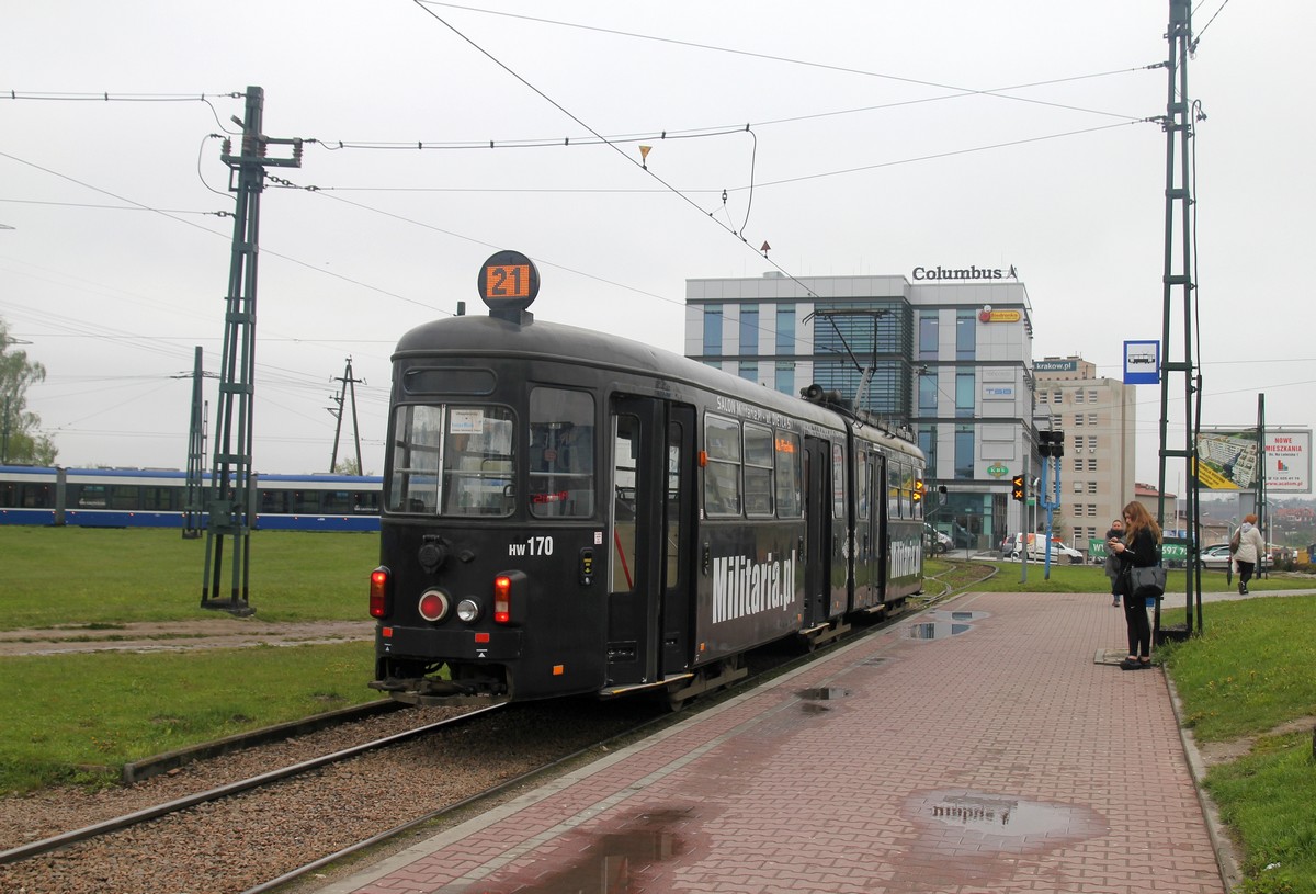Kraków, SGP Type E1 № HW170