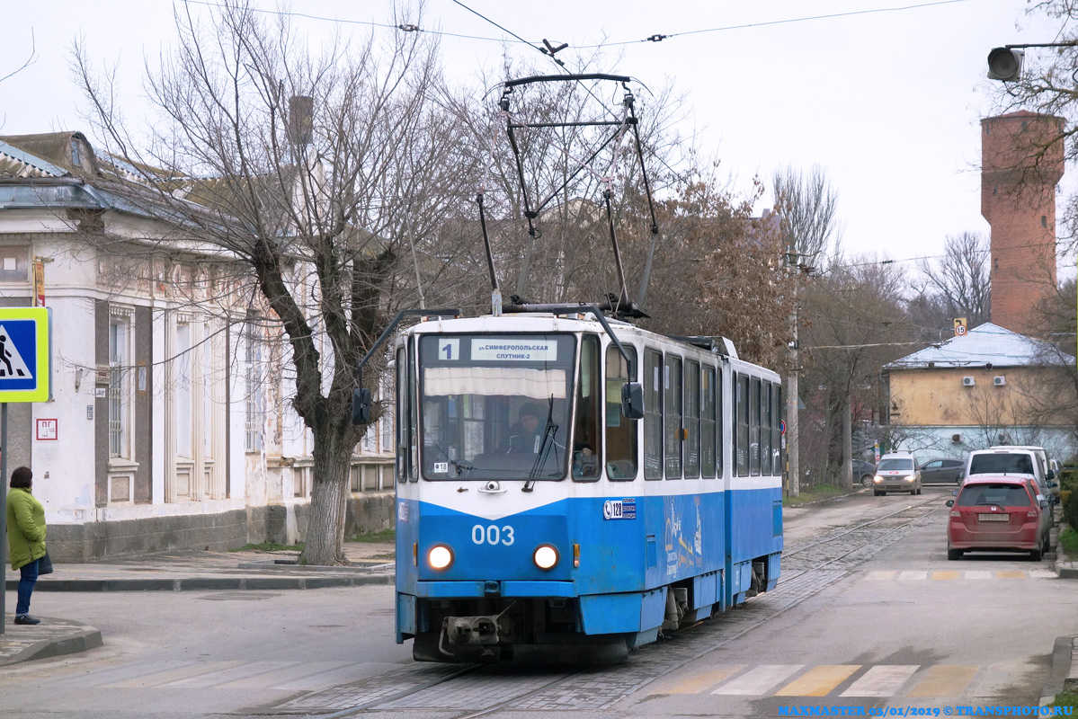 Евпатория, Tatra KT4SU № 003