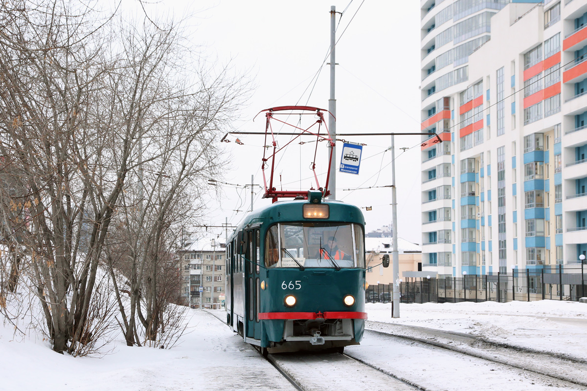 Екатеринбург, Tatra T3SU № 665
