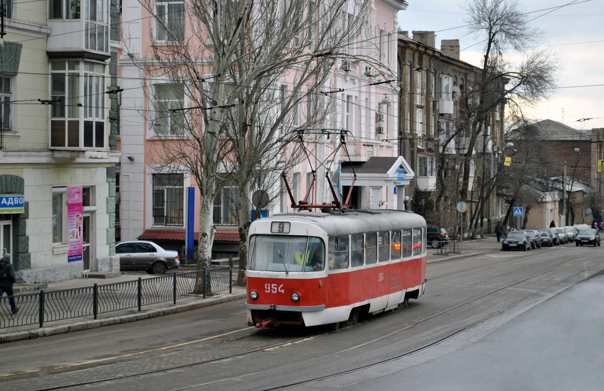 Донецк, Tatra T3SU № 954