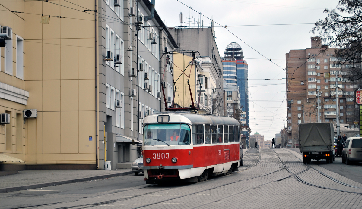 Донецк, Tatra T3SU (двухдверная) № 3903