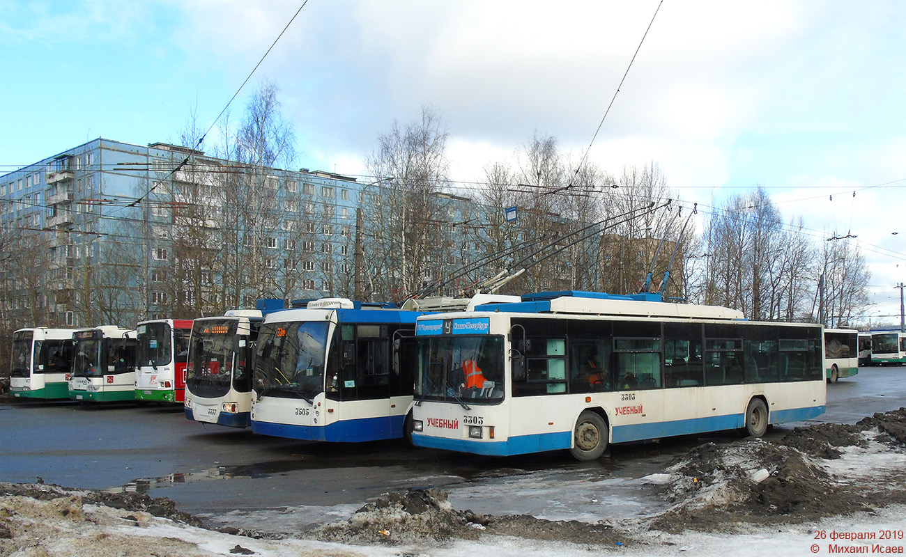 Санкт-Петербург, ВМЗ-5298.01 (ВМЗ-463) № 3303; Санкт-Петербург — Конечные станции и разворотные кольца