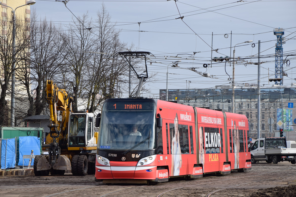 Rīga, Škoda 15T ForCity Alfa Riga № 57038