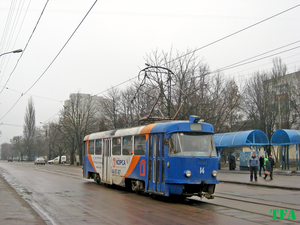 Житомир, Tatra T4SU № 14