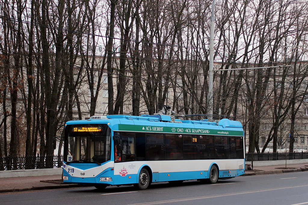 Vityebszk, BKM 32100D — 219; Vityebszk — Trolleybuses routs with using of autonomous course